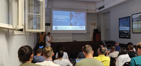 Thomas presents at Spetses Summer School